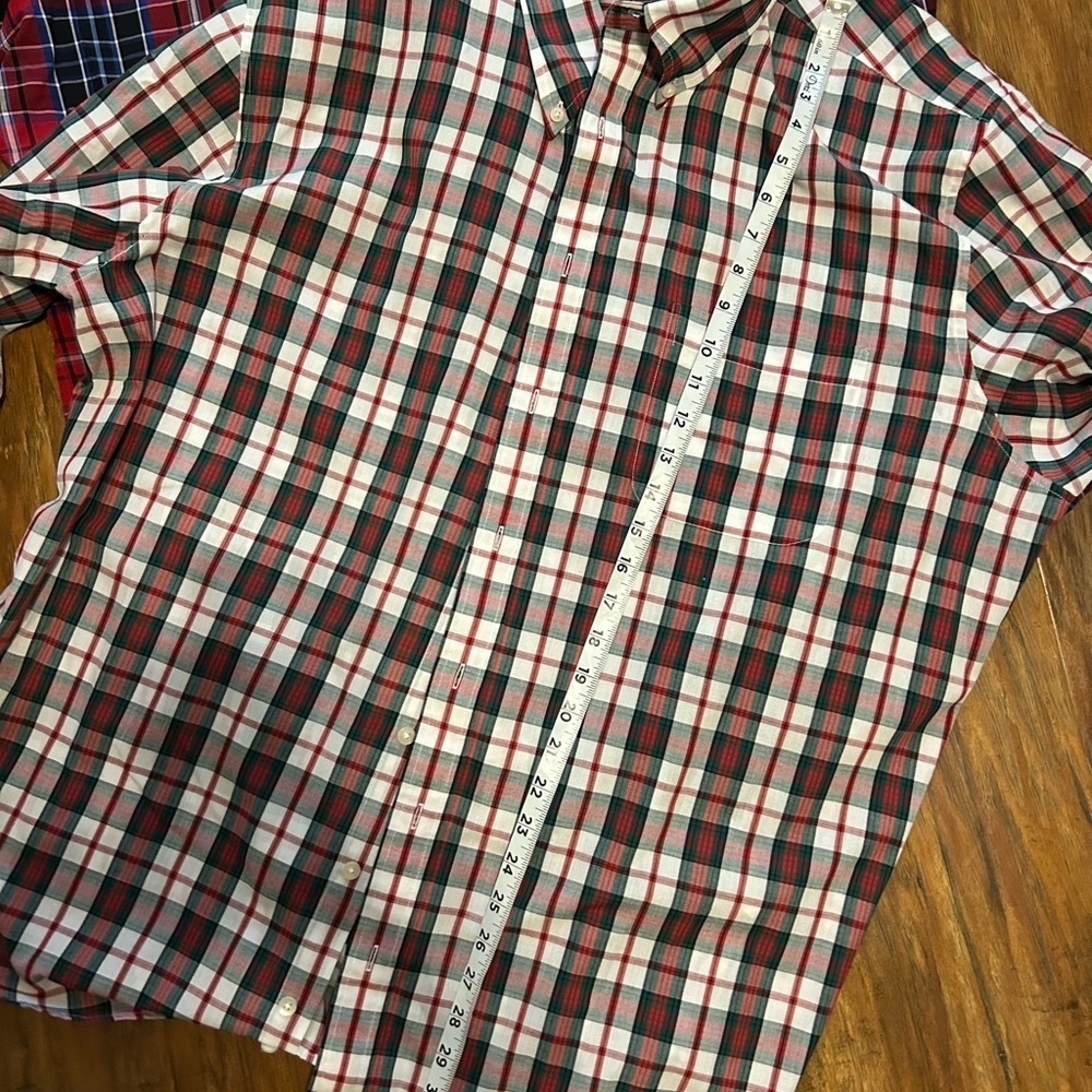 Bundle of Two Men's Plaid Button-Up Long Sleeve Casual Shirts Perfect For Work - Picture 9 of 10